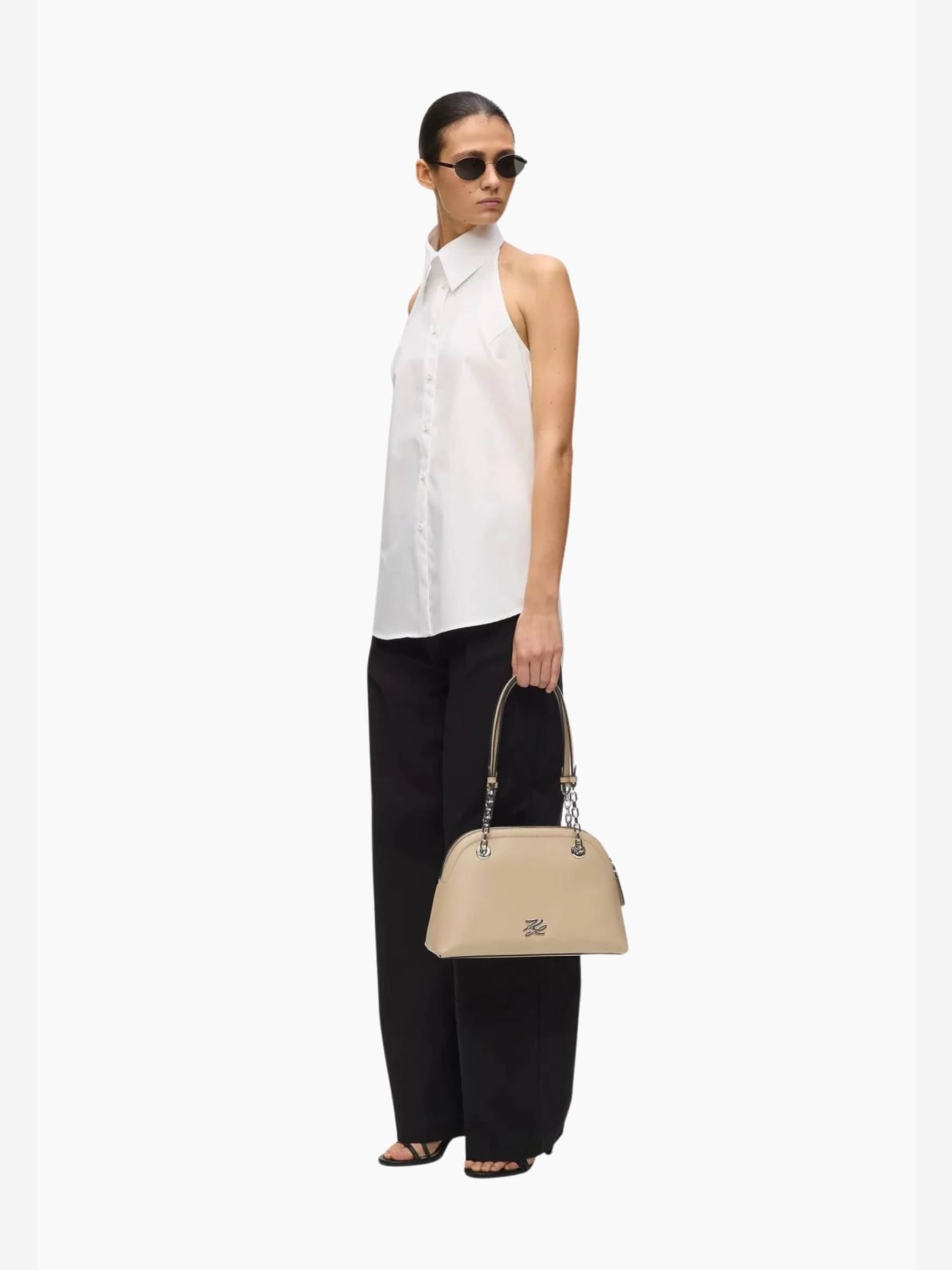 Sacs à main 'Karl Lagerfeld Sac Bandoulière Villa La Vigie Beige' Karl Lagerfeld en beige : devant