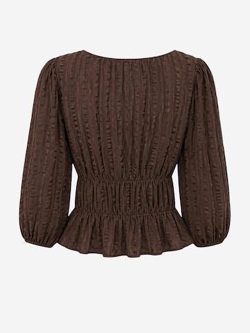 Camicia da donna 'Blusen' di MixRay in marrone