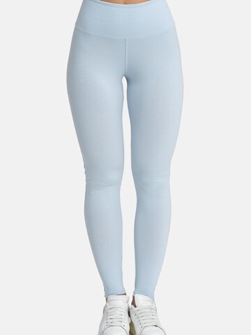 Evoni Leggings 'aus Baumwolle mit hohem Bund'‌‌‌ in Blau: Vorderseite