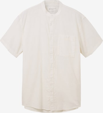 TOM TAILOR DENIM Pohodlné nošení Košile – bílá: přední strana