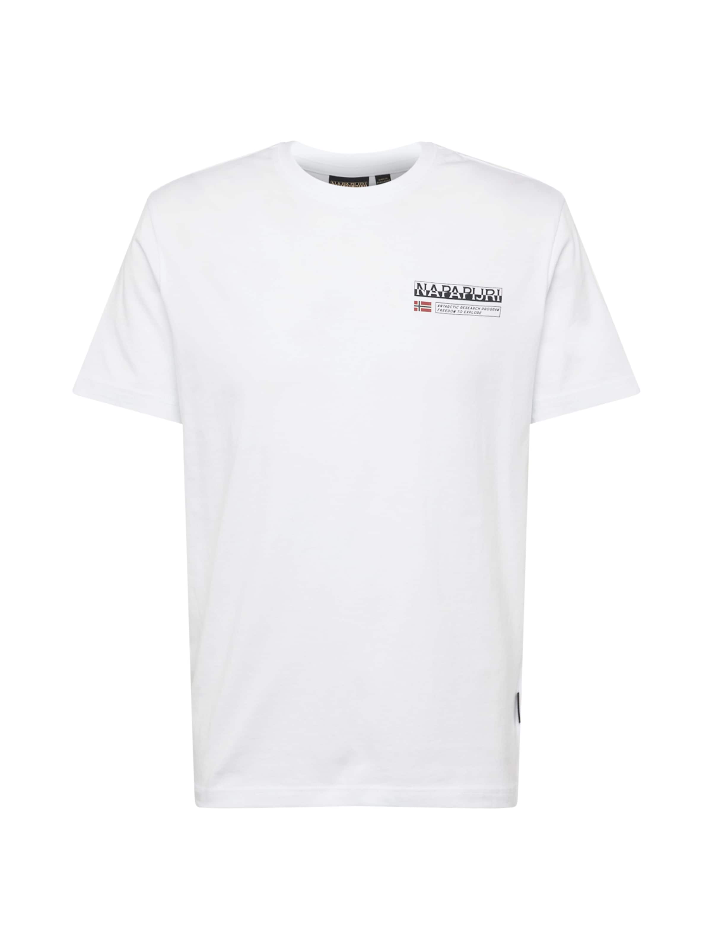 T-Shirt 'S-Kasba' NAPAPIJRI en blanc : devant