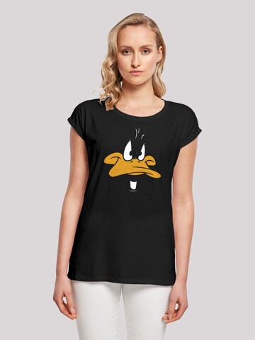 Maglietta 'Looney Tunes' di F4NT4STIC in nero: frontale