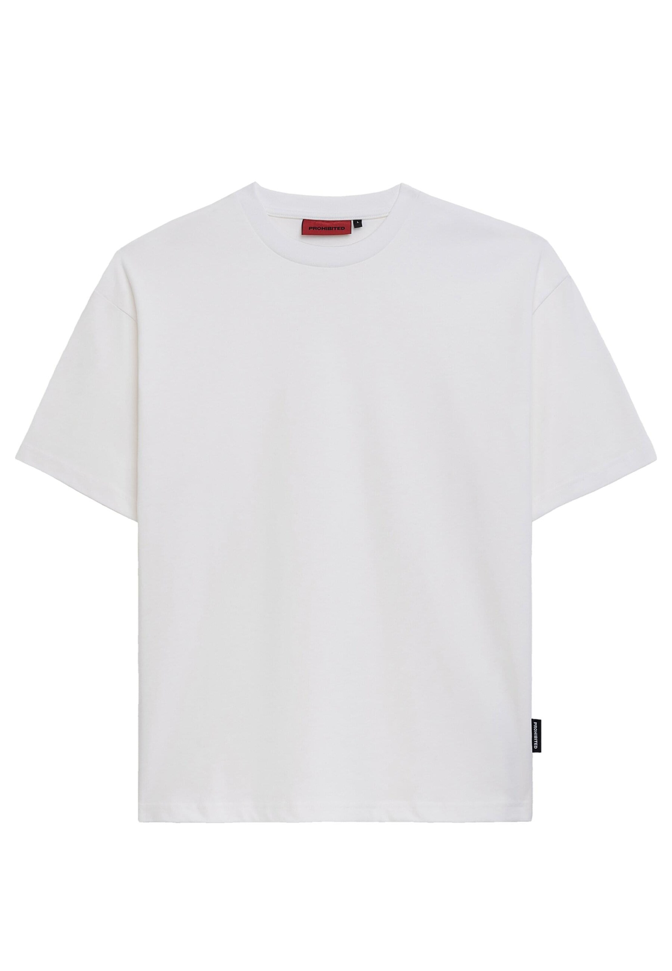 Prohibited T-shirt i vit: framsida