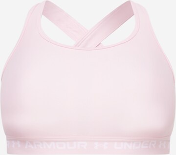 Bustier Soutien-gorge de sport UNDER ARMOUR en rose : devant