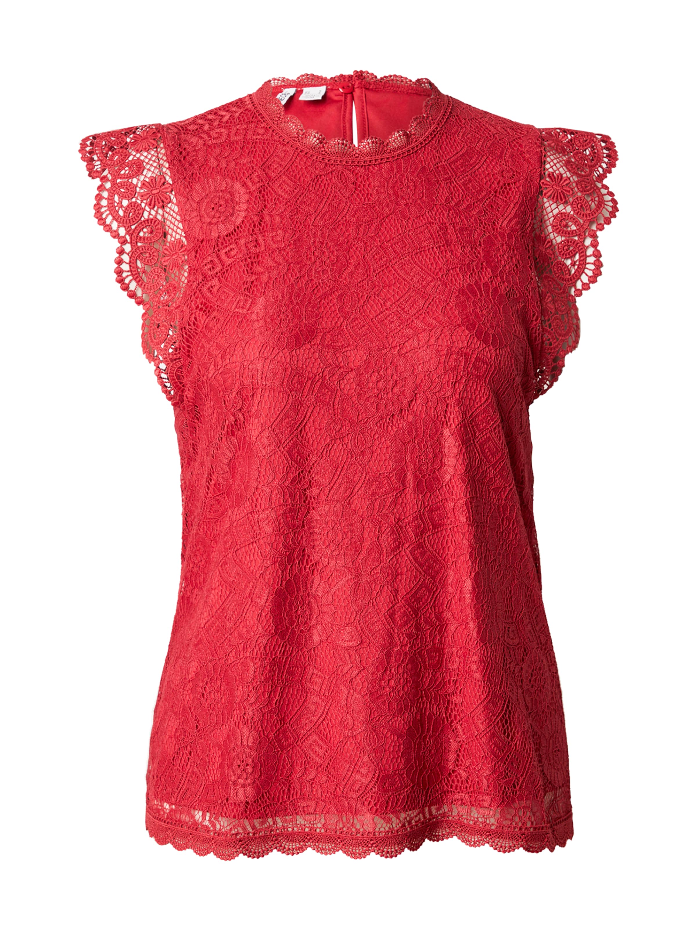 sarkans PIECES Blūze &#x27;PCOLLINE&#x27;: no priekšpuses