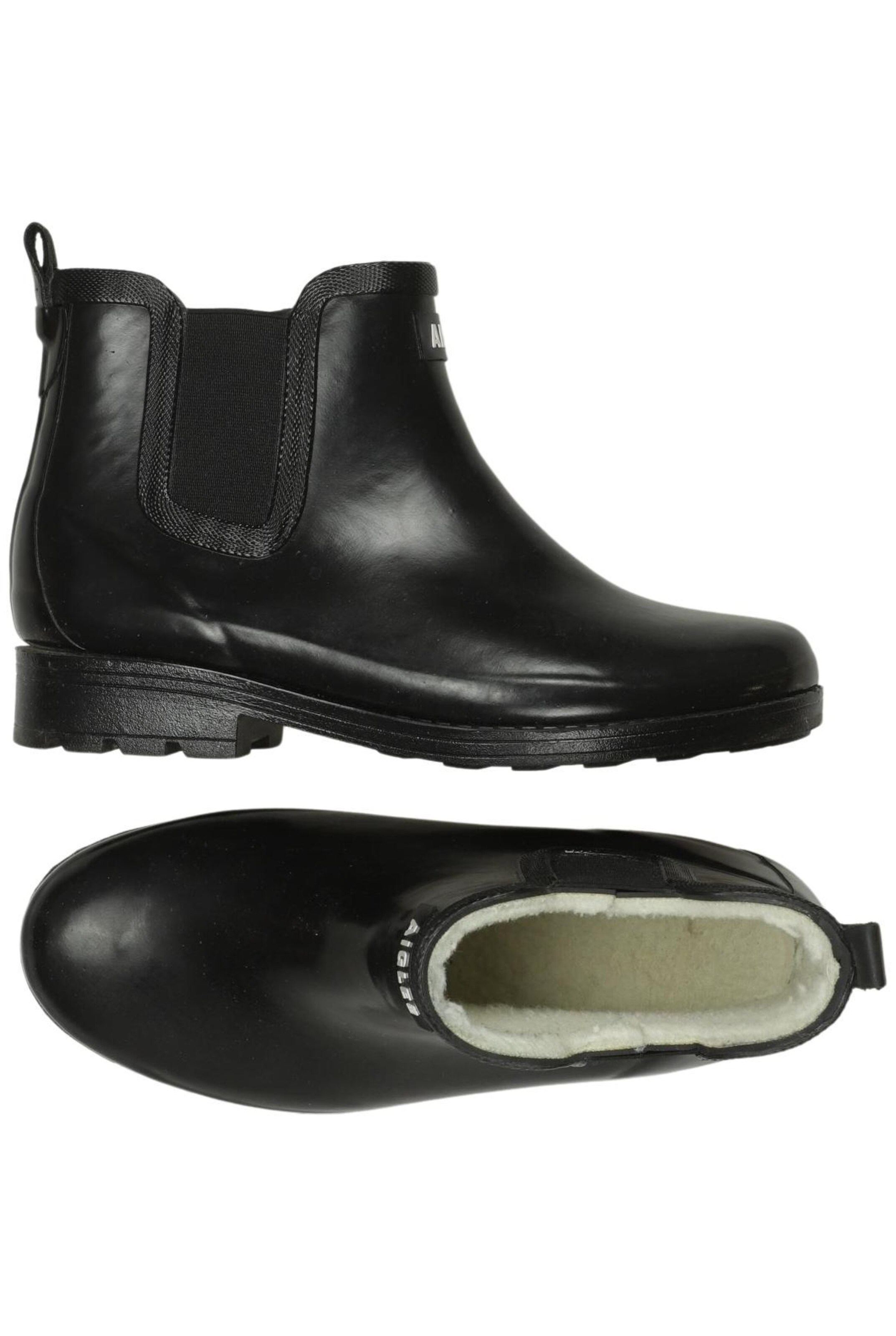 AIGLE Dress Boots in 39 in Black: front