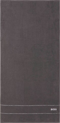 BOSS Shower Towel 'PLAIN' in Grey: front