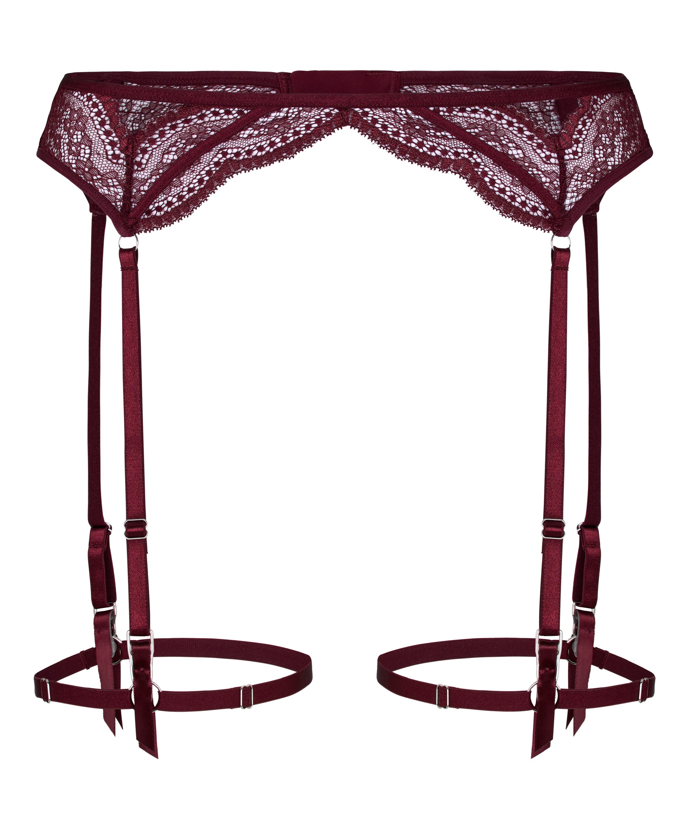 Hunkemöller Garters 'Isabelle' in Red: front