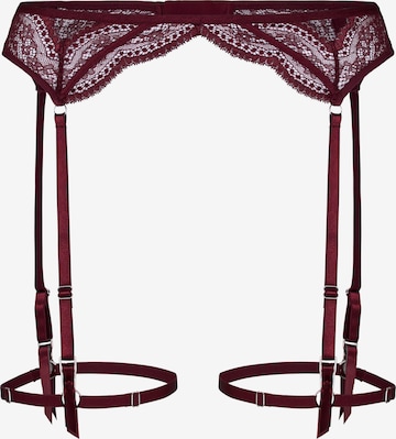 Hunkemöller Jarretels 'Isabelle' in Rood: voorkant