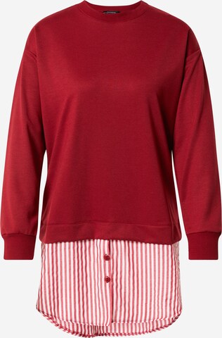 Trendyol Sweatshirt in Rood: voorkant