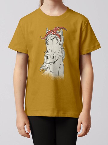 watabout.kids Shirt 'Pferd' in Geel