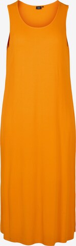 Robe 'CARLY' Zizzi en orange : devant