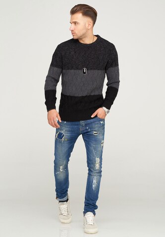 behype Pullover 'DAVAY' in Schwarz