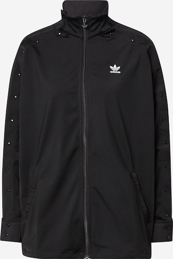 ADIDAS ORIGINALS Sweatjakke i sort / hvid, Produktvisning