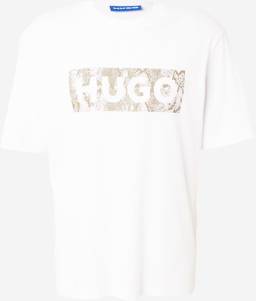 Tricou 'Nerpient' de la HUGO pe alb: față