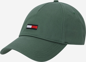 Cappello da baseball di Tommy Jeans in verde: frontale