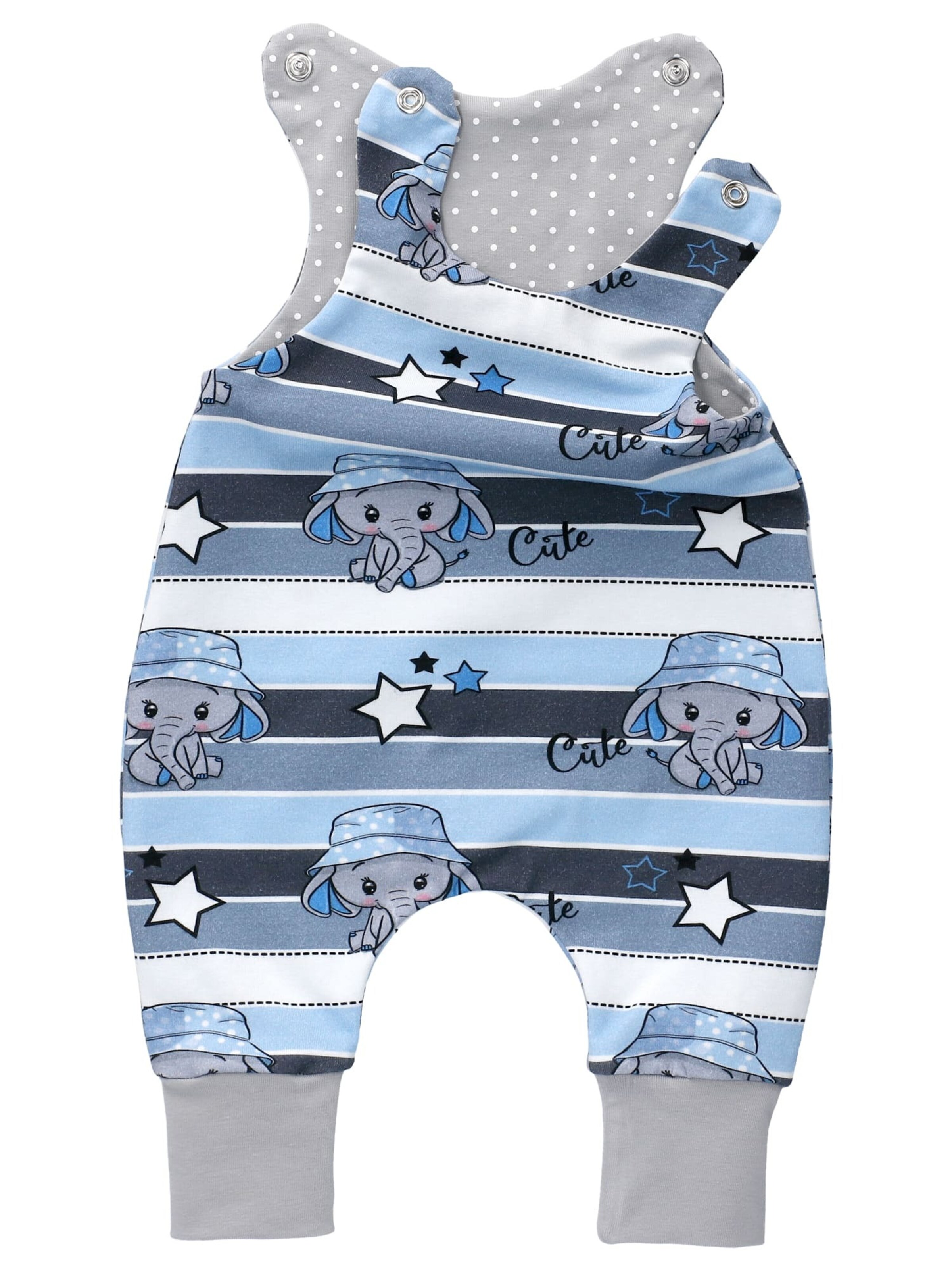 Barboteuse / body Land-Juwelen en bleu