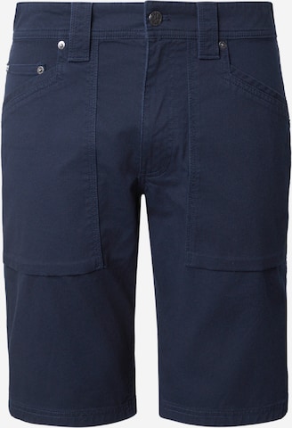 Regular Pantaloni de la s.Oliver pe albastru: față