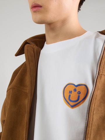 HUGO Футболка 'Nalentinio' в Белый