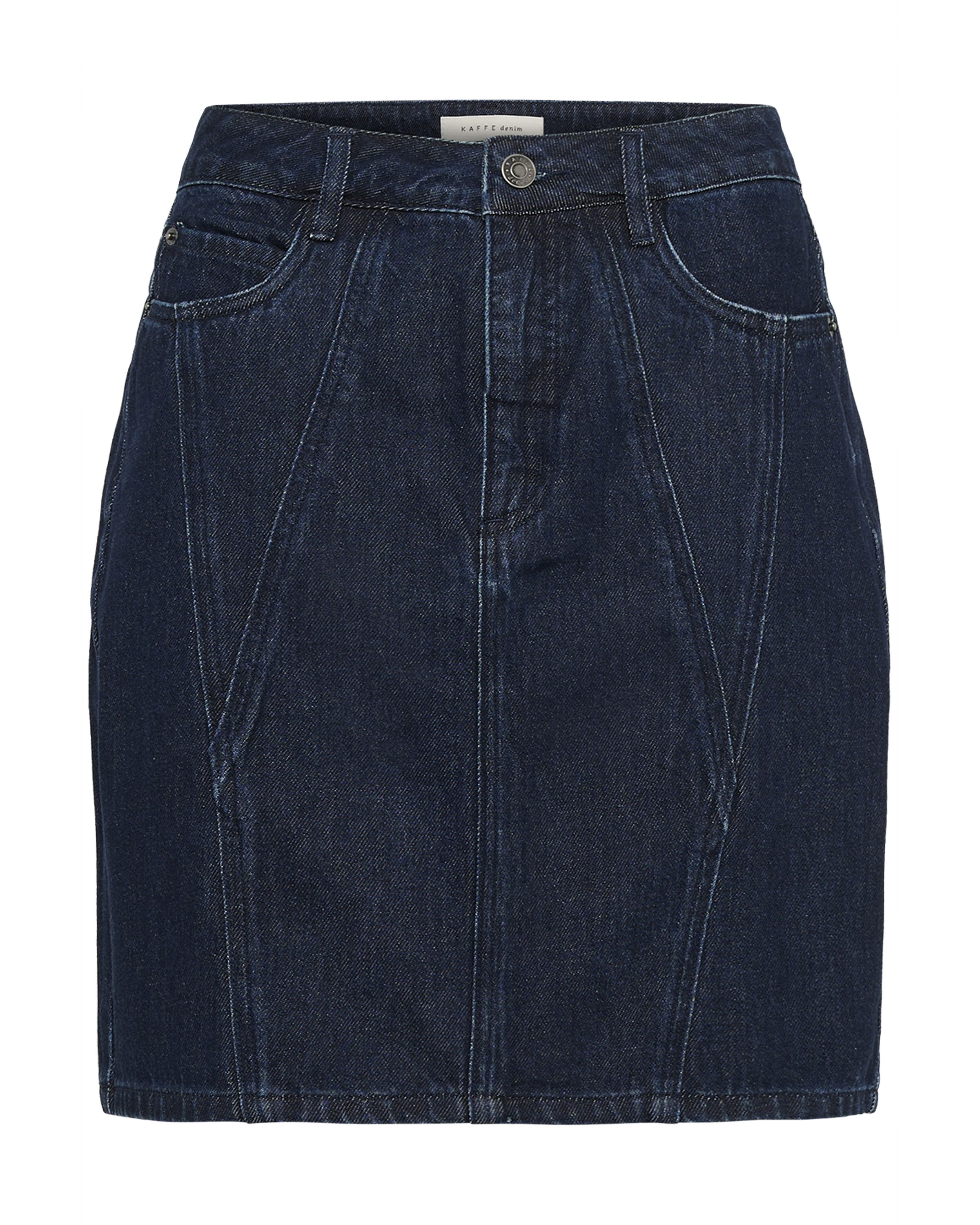 Jupe 'KAEloise' Kaffe en bleu : devant