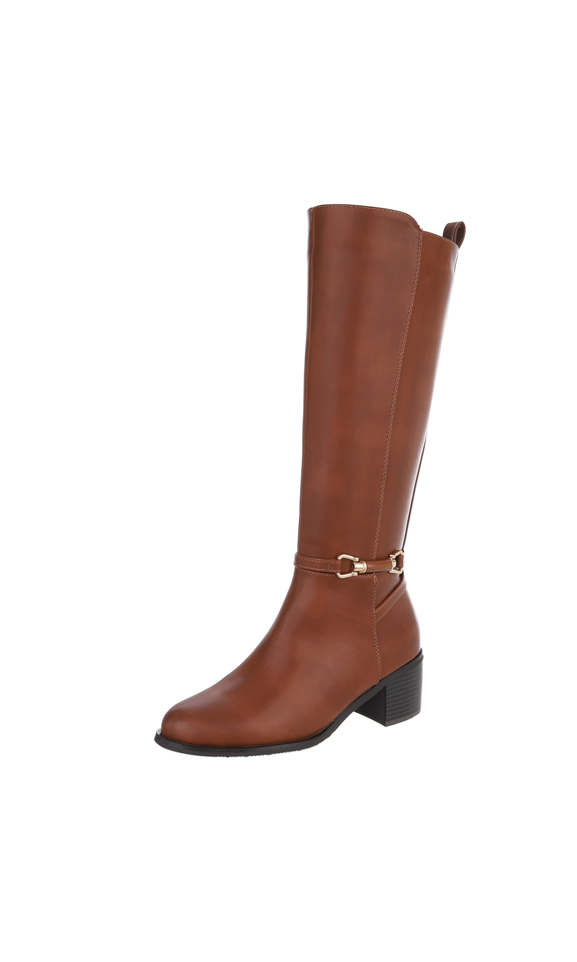 Ital-Design Boots in Brown: front