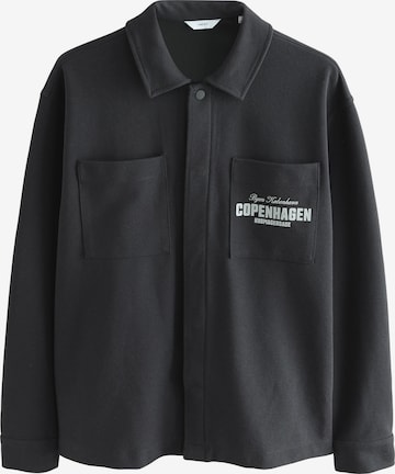 Next Button Up Shirt in Grey: front