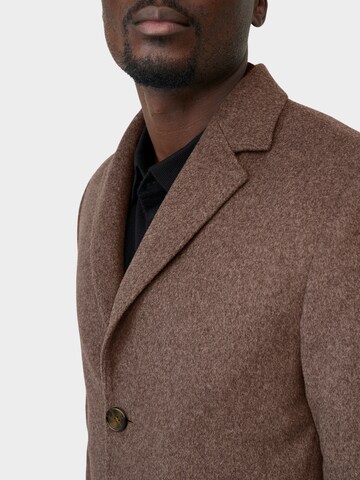 Manteau mi-saison ' Davide ' RICANO en marron