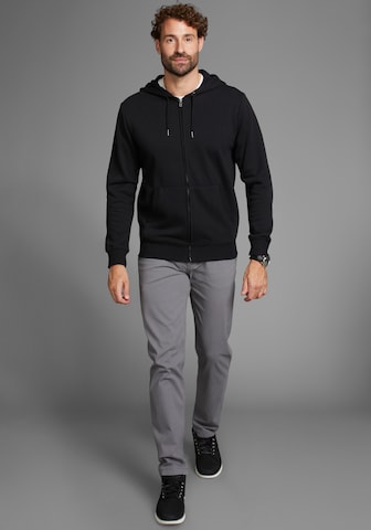 Man's World Sweatjacke in Schwarz