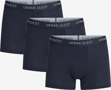 URBAN QUEST Boxerky ' URBAN ' – modrá: přední strana