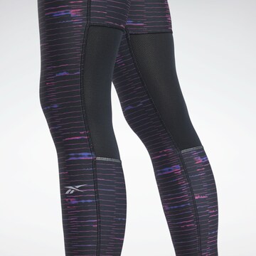 Reebok Skinny Sporthose in Schwarz