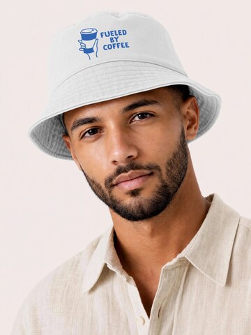 Neverless Hat 'Coffee' in White