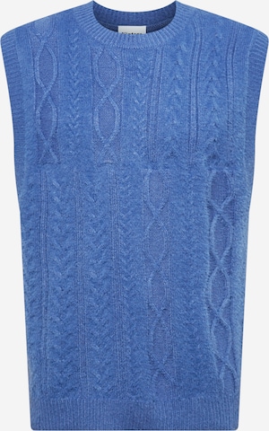Vintage Supply Sweater Vest in Blue: front