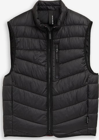 TOM TAILOR Vest in Black: front