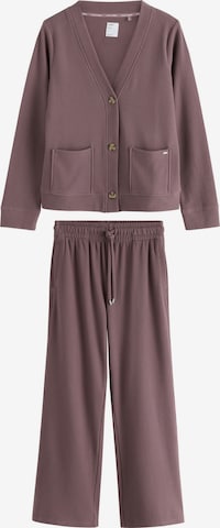 NextJednodijelna pidžama - smeđa boja: prednji dio