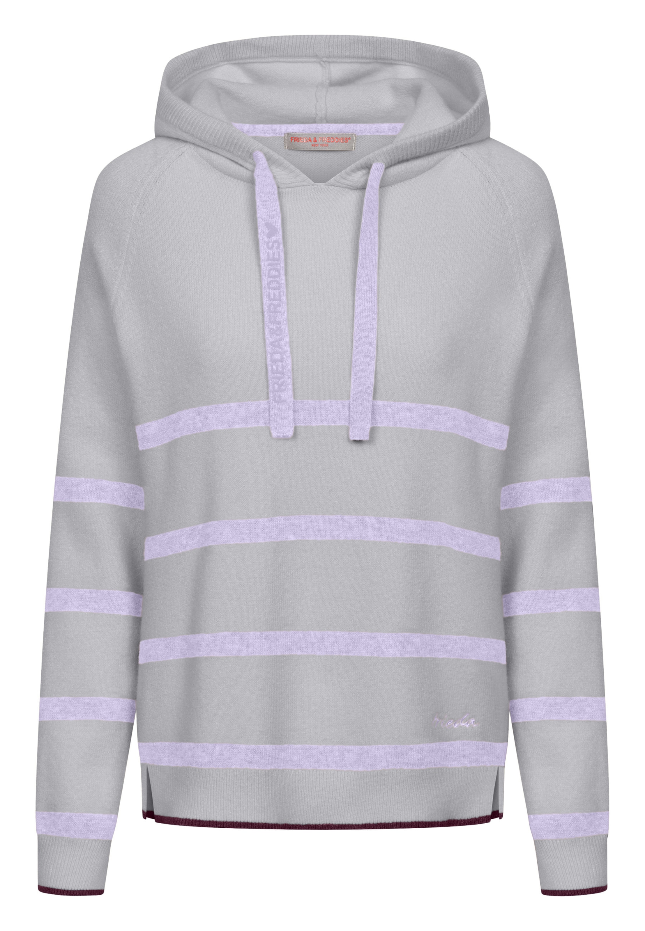 Frieda & Freddies NY Pullover in Grau: Vorderseite