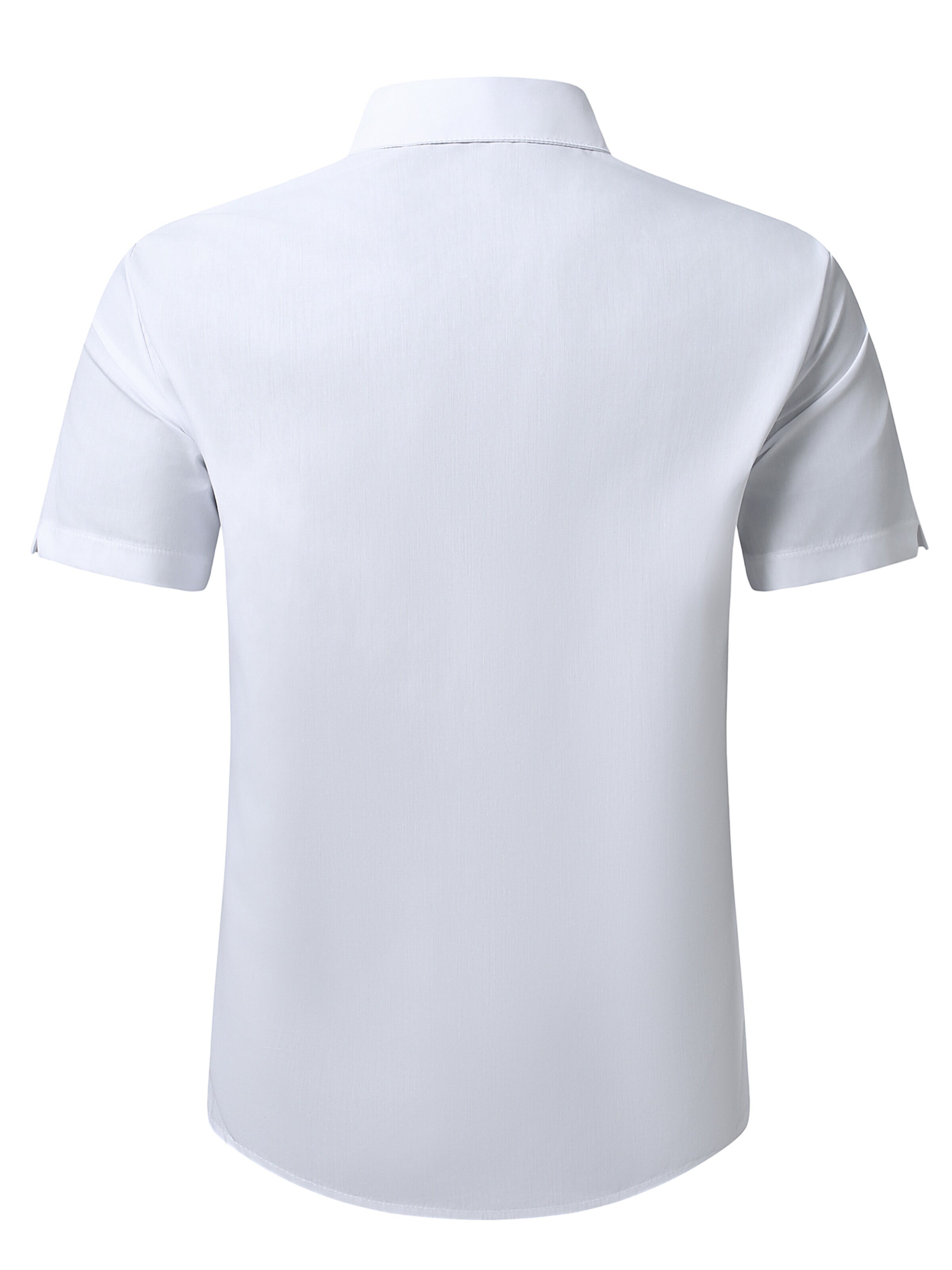 YOUTHUP Comfort fit Button Up Shirt 'Berchtesgaden' in White