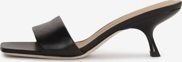 Kazar Studio Mules in Black: front