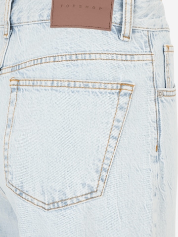 Topshop Tall Regular Jeans in Blau