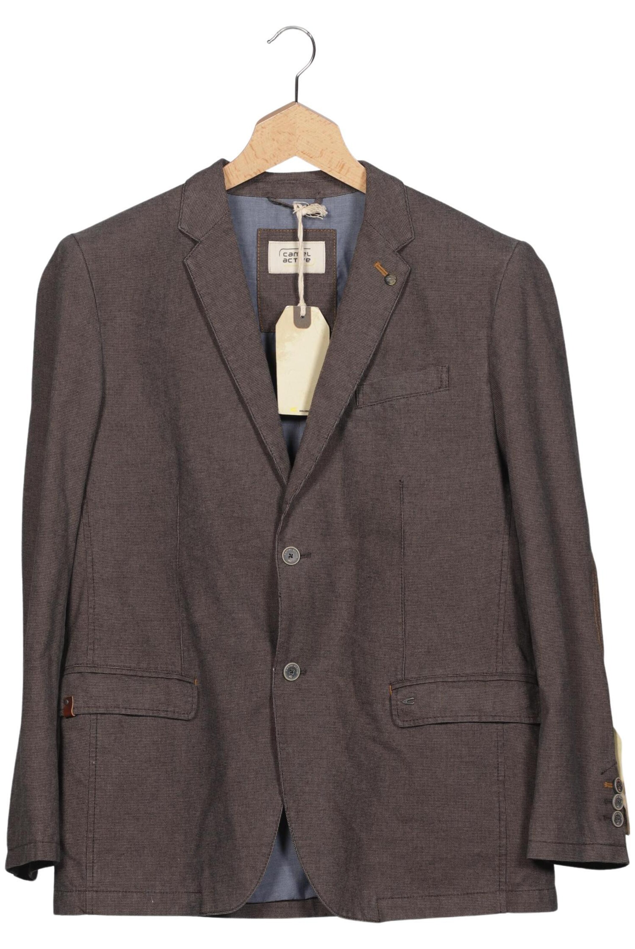 CAMEL ACTIVE Suit Jacket in XXL in Brown: front