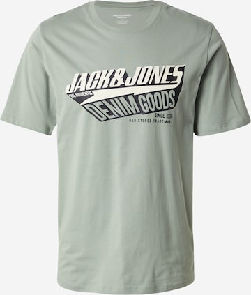 JACK & JONES Футболка в Зеленый: спереди