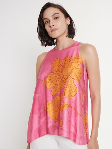 Ana Alcazar Top 'Paskala' in Roze: voorkant