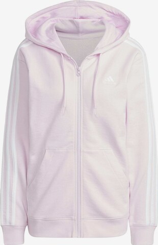 ADIDAS SPORTSWEAR Sports sweat jacket 'Essentials' in Pink: front