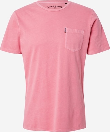 Superdry T-Shirt 'Essential' in Rot: Vorderseite