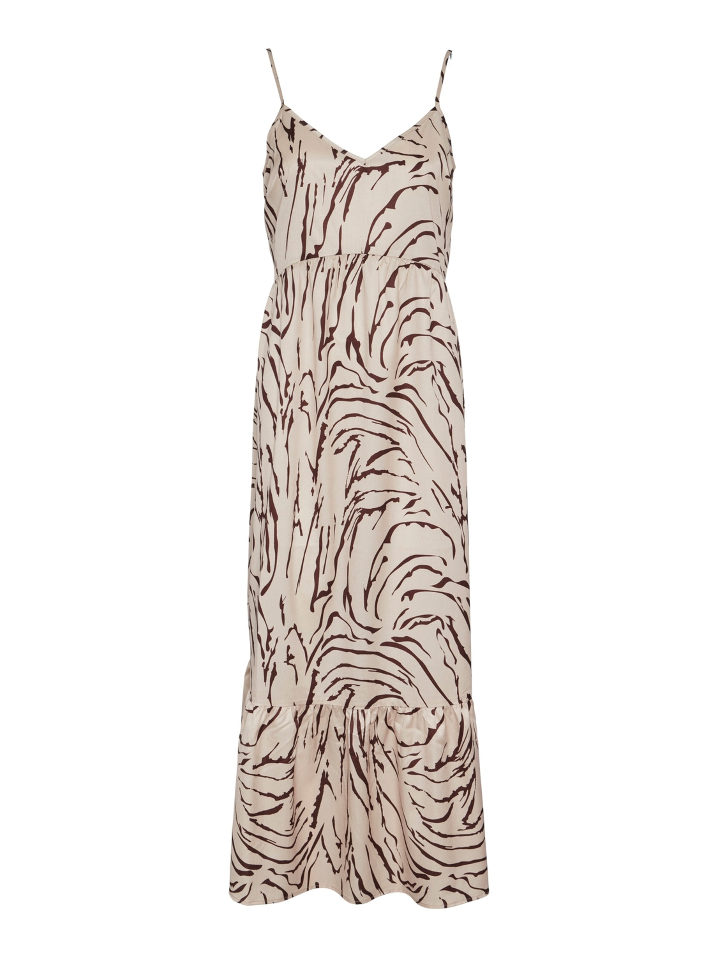 PIECES Šaty 'Sade' - Béžová: predná strana