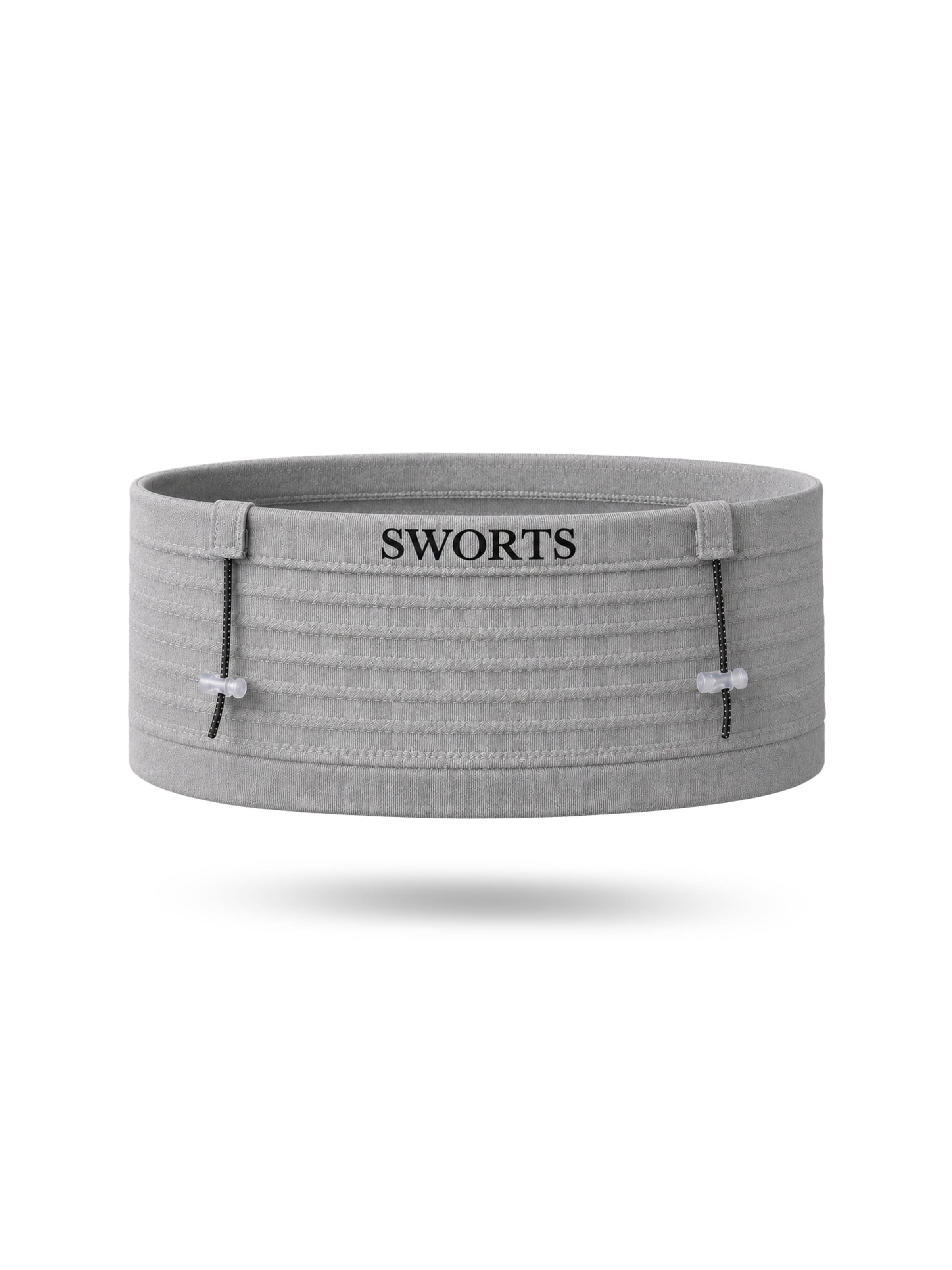SWORTS Sports Belt 'Tube Run' in Grey: front