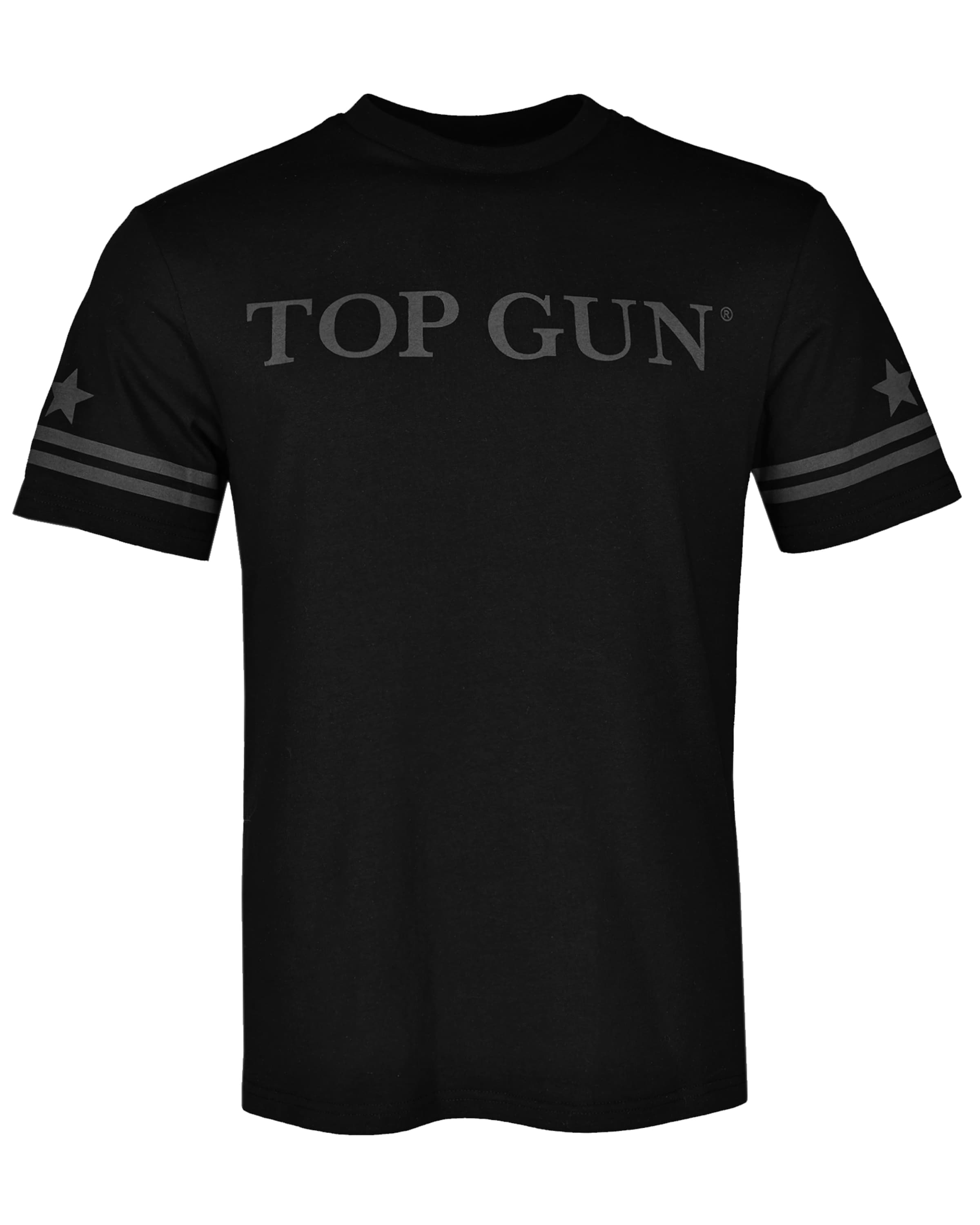 TOP GUN Shirt in Black: front