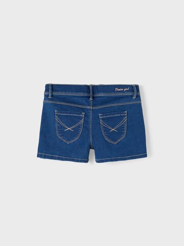 NAME IT Slimfit Shorts 'Salli' in Blau