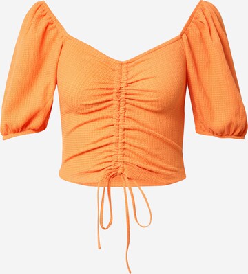 Camicia da donna 'Channa' di Gina Tricot in arancione: frontale