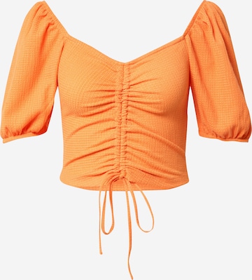 Gina Tricot - Blusa 'Channa' en naranja: frente