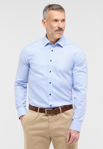 ETERNA Slim fit Business shirt in Blue: front
